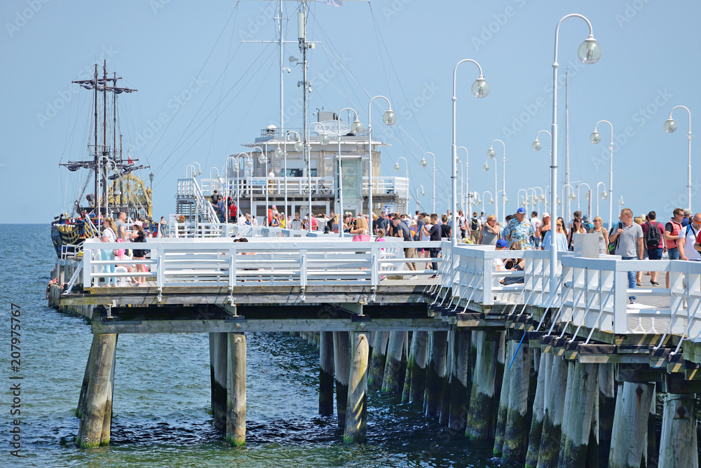 Fototapeta premium Molo w Sopocie, Polska
