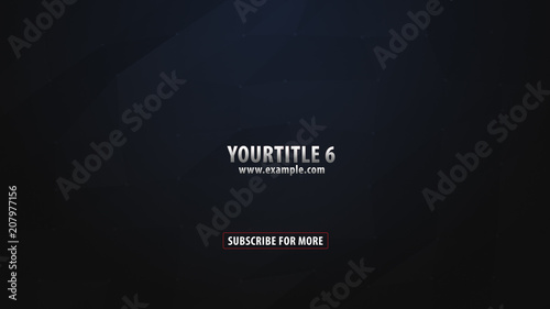 Glitch Title Sequence