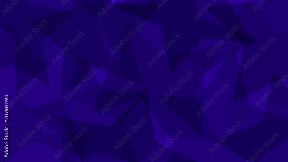 Fototapeta premium Abstract background of translucent big stars in blue colors