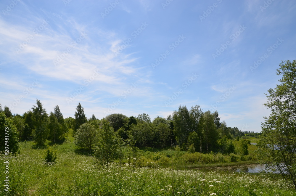 landscape sky russia