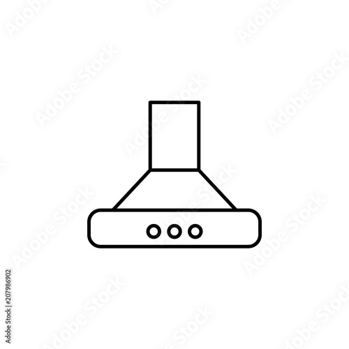 aspirator kitchen outline icon. Element of equipment icon for mobile concept and web apps. Thin line aspirator kitchen outline icon can be used for web and mobile