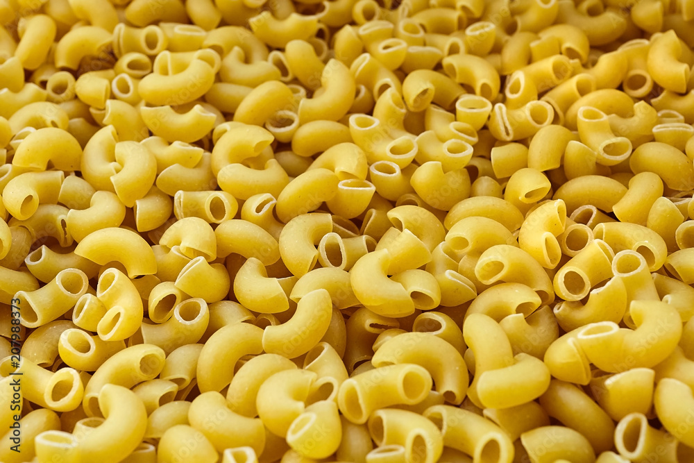 Uncooked italian pasta - Elbow Macaroni Uncooked italian pasta - Elbow Macaroni