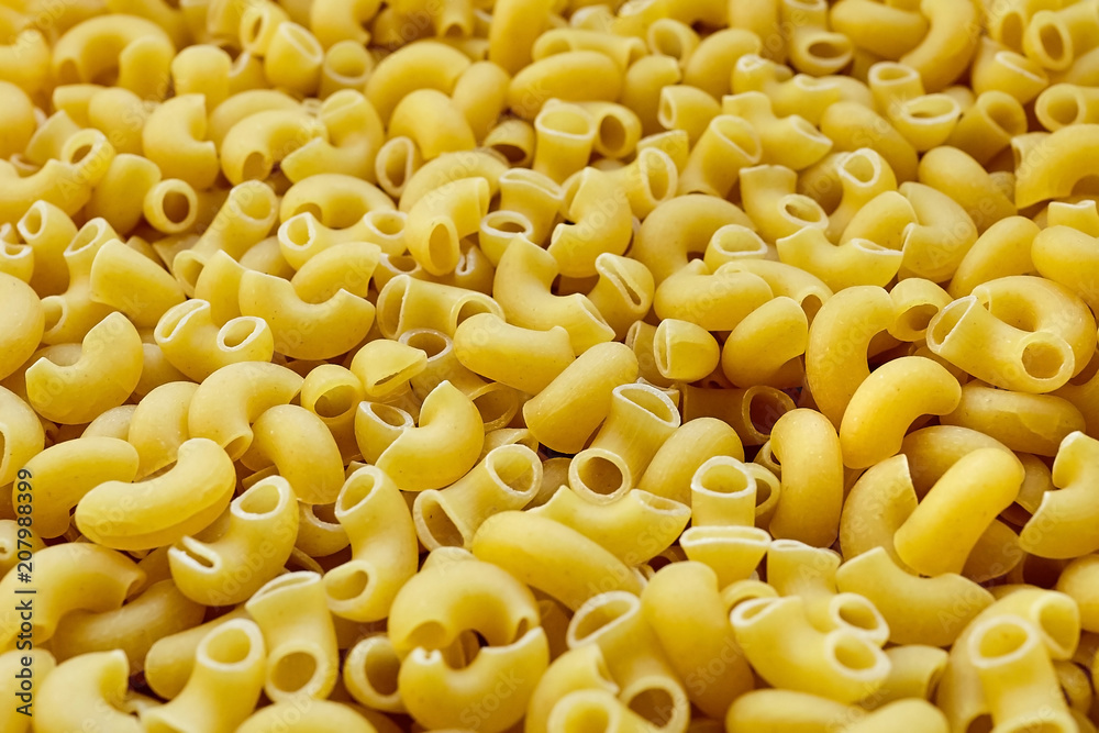 Uncooked italian pasta - Elbow Macaroni Uncooked italian pasta - Elbow Macaroni
