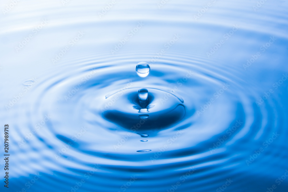 Water drop falling into water make waves. Water splash or water drop background. Water drop falling into water make waves. Water splash or water drop background.