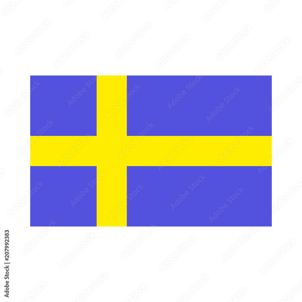 flag of sweden/The picture shows the flag of Sweden. The flag is blue and yellow. Flag of the country. flag of sweden/The picture shows the flag of Sweden. The flag is blue and yellow. Flag of the country.