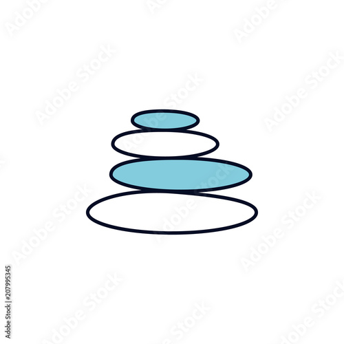 stone therapy outline icon. Element of colored spa icon for mobile concept and web apps. Thin line stone therapy outline icon can be used for web and mobile