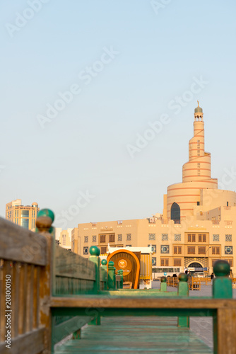 doha mosque view at qatar