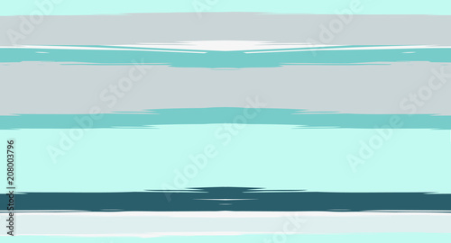 Navy Watercolor Horizontal Seamless Sailor Stripes. Geometric Vintage Summer Maritime Texture Prints. Hand Painted Male or Female T-Shirt Autumn Ocean Pattern. Blue Sea Watercolor Sailor Stripes.