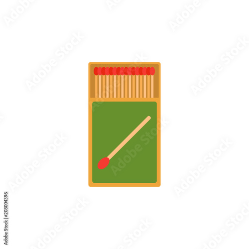 matches colored illustration. Element of camping icon for mobile concept and web apps. Flat design matches colored illustration can be used for web and mobile. Premium icon