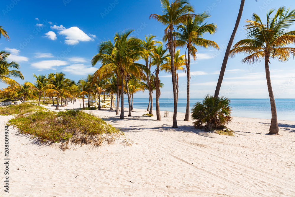 Obraz premium Crandon Park Beach in Miami