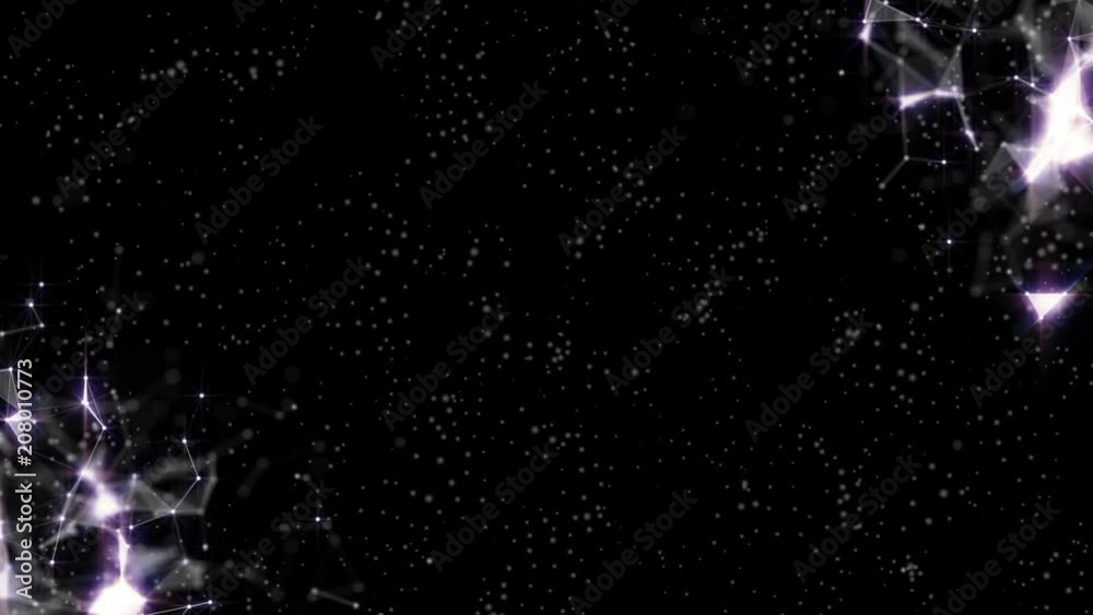 Soft look. Digital clusters. Radiance of particles. Business interaction. Points, lines and triangles. Work of systems. Connection of shining elements. Place for text. Business futuristic background Soft look. Digital clusters. Radiance of particles. Business interaction. Points, lines and triangles. Work of systems. Connection of shining elements. Place for text. Business futuristic background