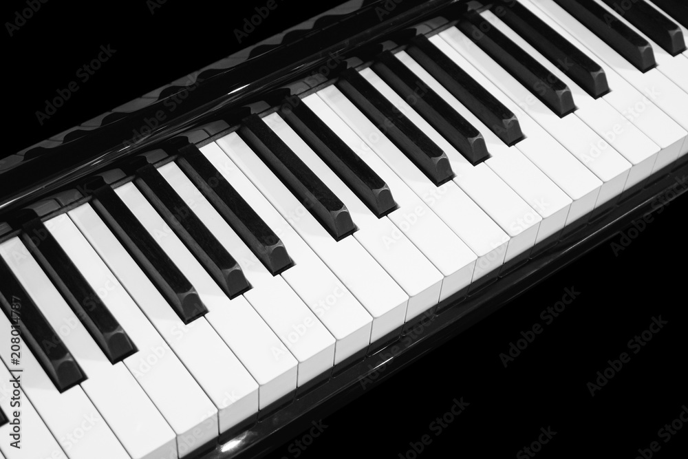 Piano keyboard background musical instrument