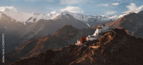 Tibetan Buddhist Monastery In  Himalayas