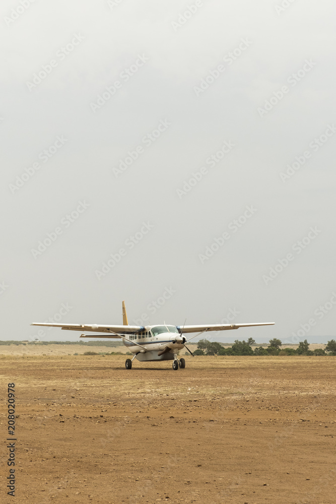 Airstrip in Maasai Mara Airstrip in Maasai Mara