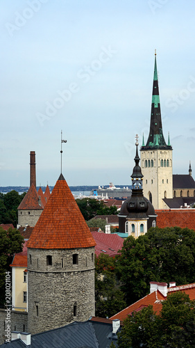 Tallinn, the capital of Estonia has a stunning medieval old town, busy harbor for ferries to Finland and Cruise Vessels, as well as remnants of Soviet era.