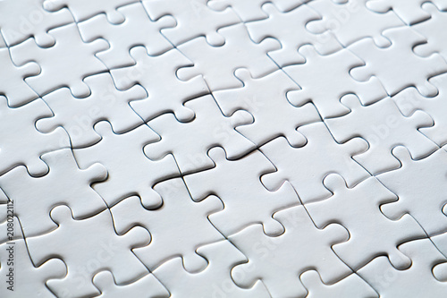 White jigsaw puzzle 