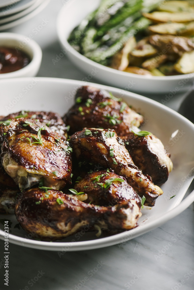 Strawberry Barbecue Chicken Dinner Strawberry Barbecue Chicken Dinner