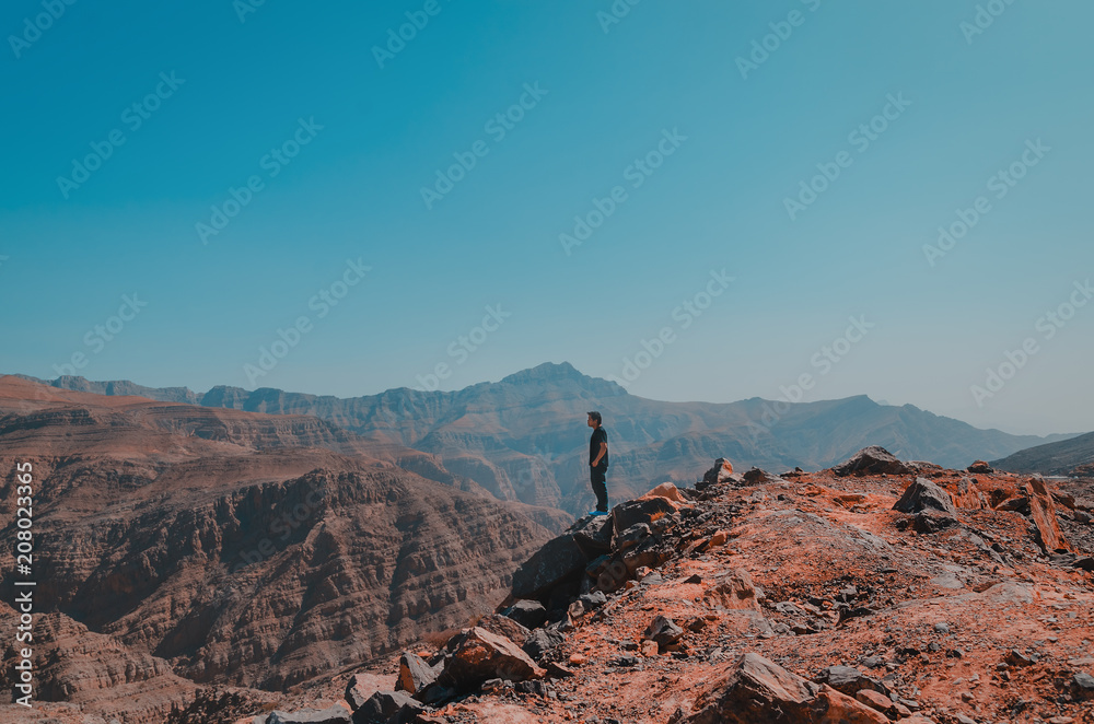 Fototapeta Jebel Jais góra w Ras Al Khaimah