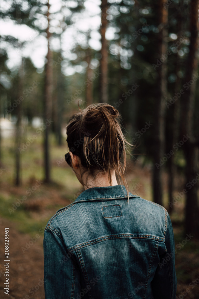 Young woman in nature Young woman in nature