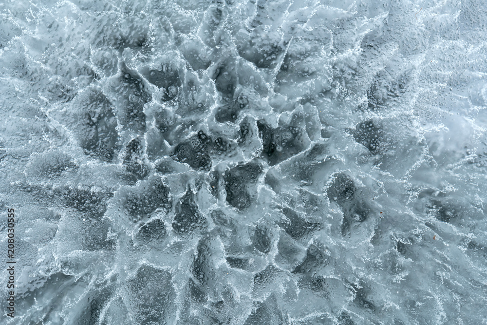 Obraz premium Frozen ice texture