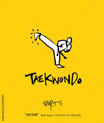 스포츠 포스터 / 손으로 그린 스포츠 그림