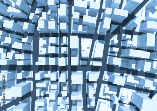 Abstract 3d cityscape.  abstract urban 3d background.