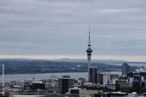 Auckland,New Zealand -April 29,2016: Auckland View from Mt Victoria Devonport Auckland New Zealand