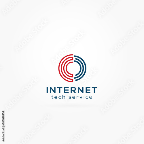 Letter C and O Logo