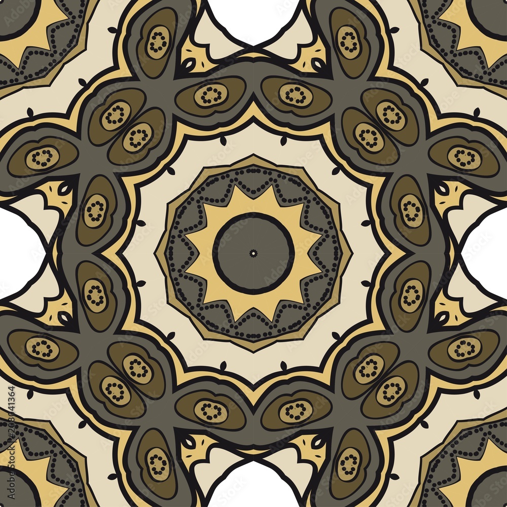 Art-deco fashion seamless pattern. vector illustration. For invitation wedding, valentine's, background, wallpaper