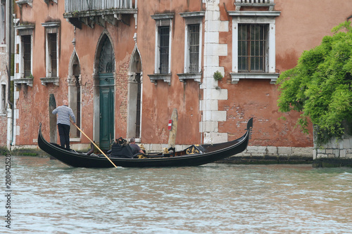 gondola on the grand canal of Venice