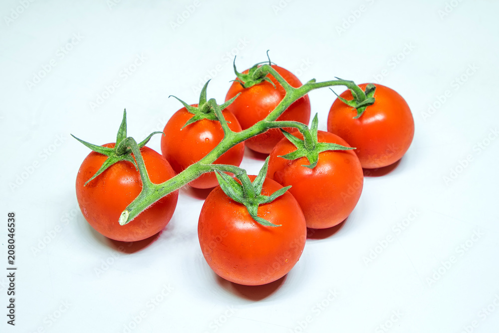 Fresh tomato on white background Fresh tomato on white background