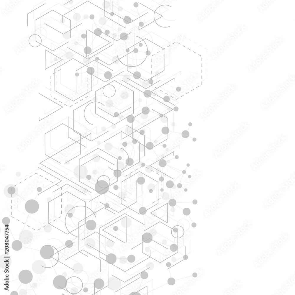 Structure molecule and communication. Dna, atom, neurons. Abstract polygonal structure with connecting dots and lines. Medical, technology, chemistry, science background. Vector illustration. Structure molecule and communication. Dna, atom, neurons. Abstract polygonal structure with connecting dots and lines. Medical, technology, chemistry, science background. Vector illustration.