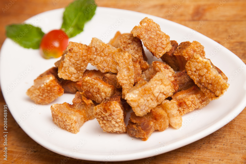 Crispy pork - background Crispy pork - background