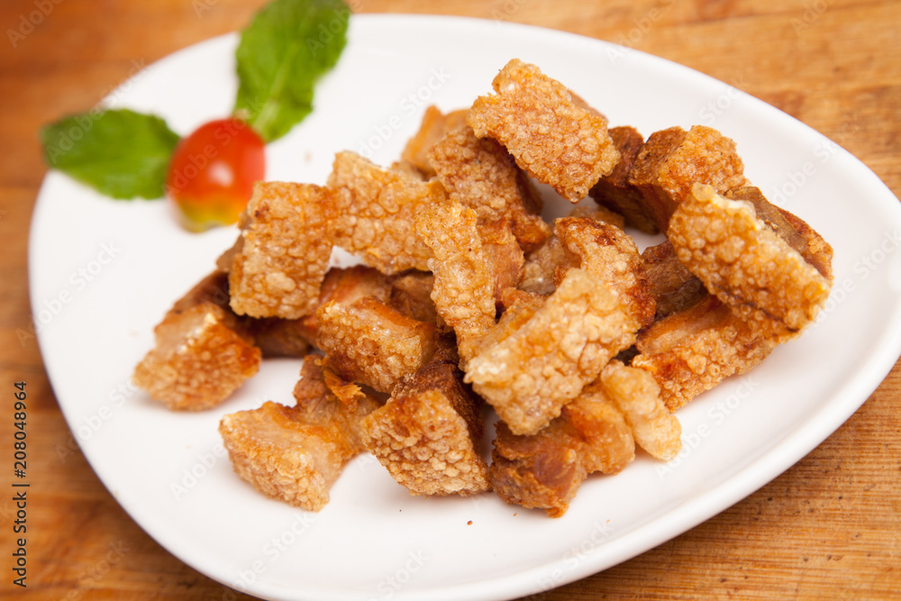 Crispy pork - background Crispy pork - background
