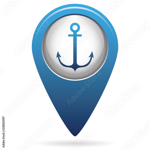 Nautical anchor icon