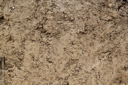 close up view of cut of soil