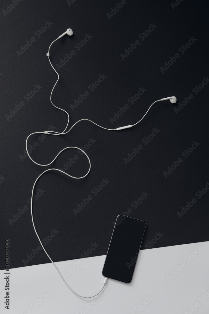 Cell Phone With Earplugs