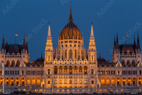 The Hungarian Parliament Building on the bank of the Danube in Budapest © Ruslan Gilmanshin