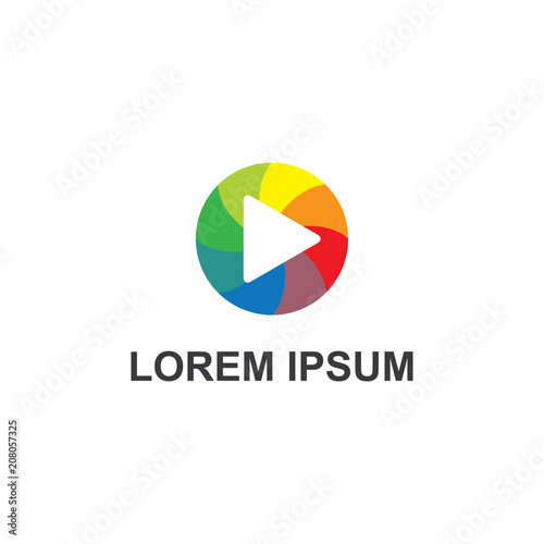 creative media play logo Free Download creative media play logo - GFXLoad
