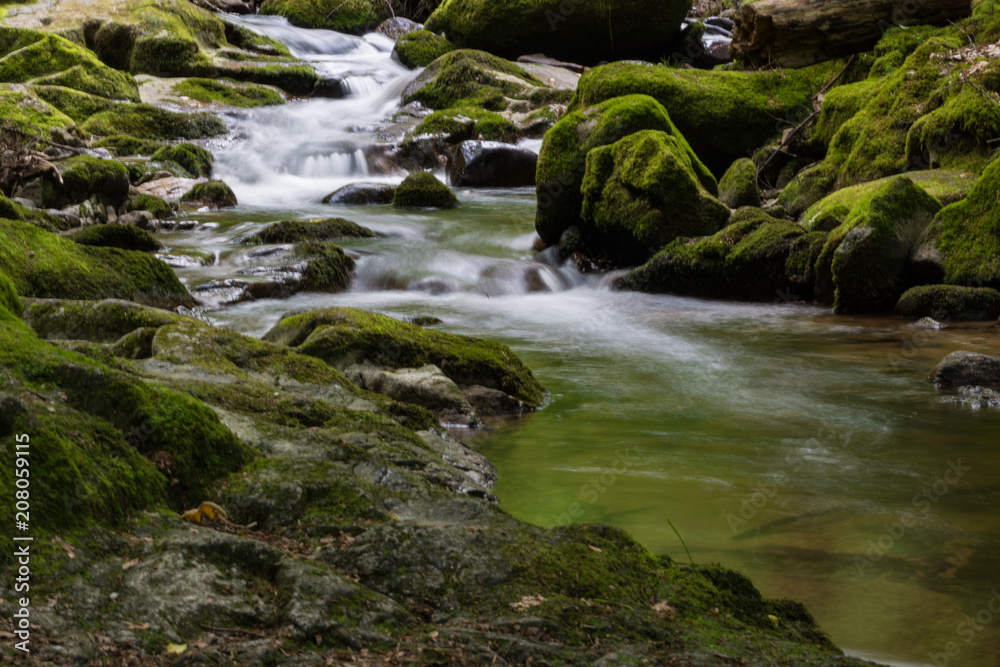 Obraz premium Geroldsau, Wasserfall, Bach