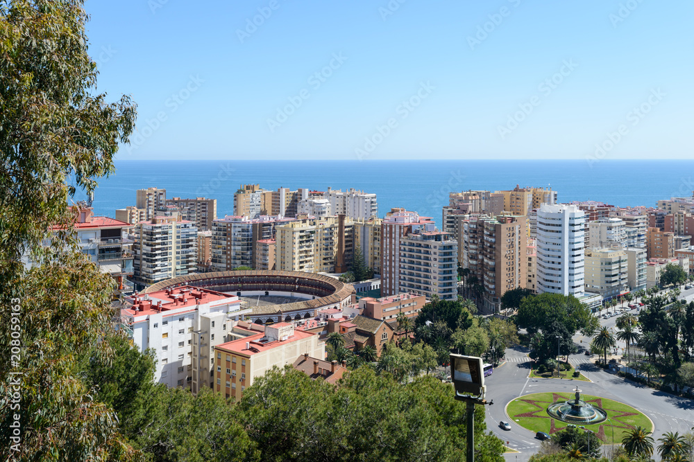 Nice Malaga cityscape