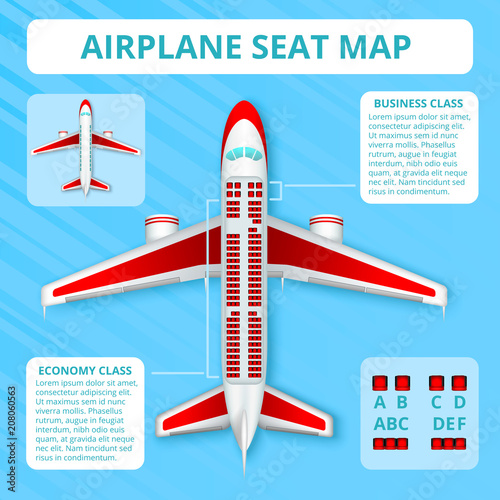 Airplane Seat Map 