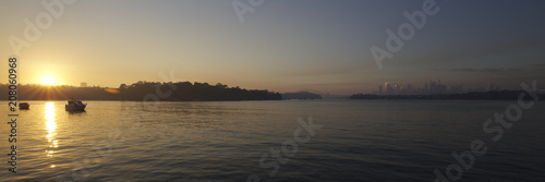 Morning Haze over Sydney City 