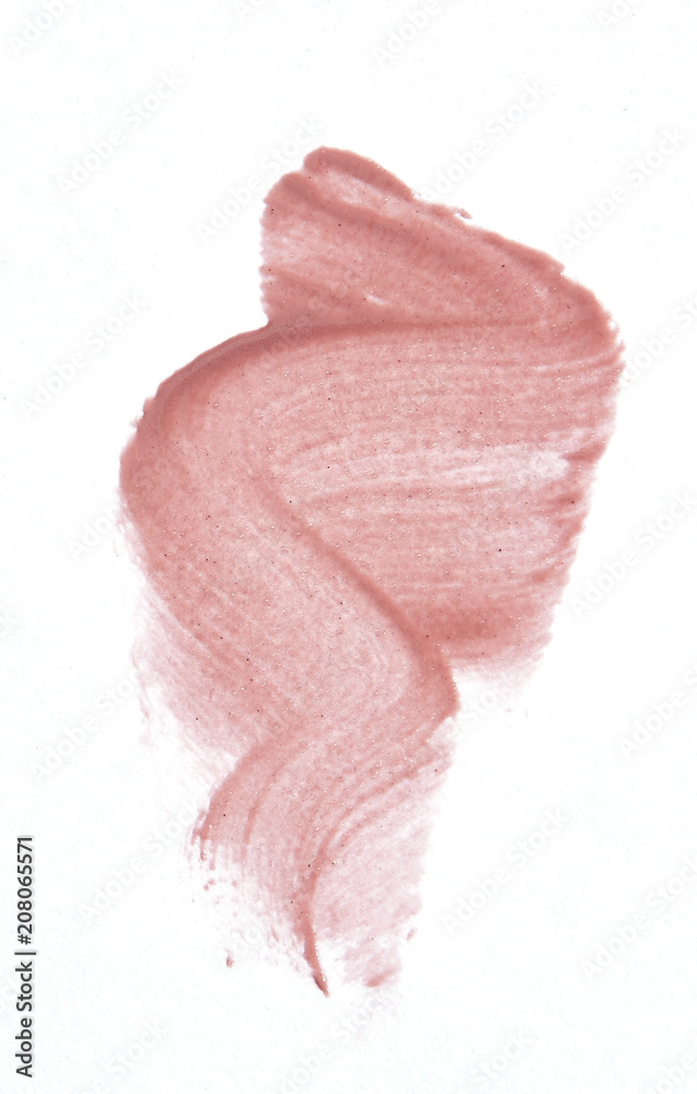 Fototapeta premium Lipstick. Smears on a white background