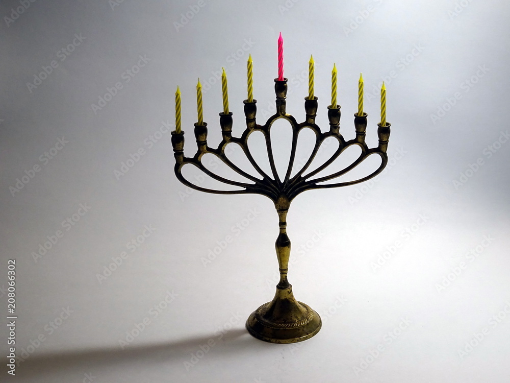 Jewish Hanukkah candlestick Jewish Hanukkah candlestick