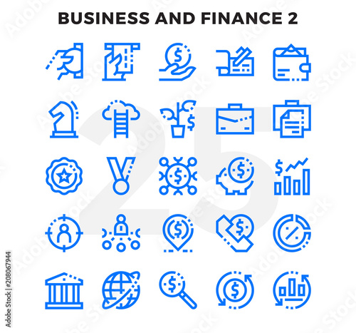 Dashed Outline Icons Pack for UI. Pixel perfect thin line vector icon set for web design and website application.