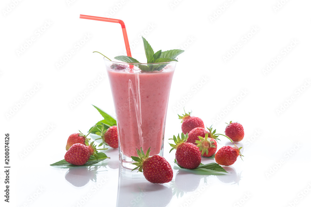strawberry fresh sweet smoothies in a glass strawberry fresh sweet smoothies in a glass
