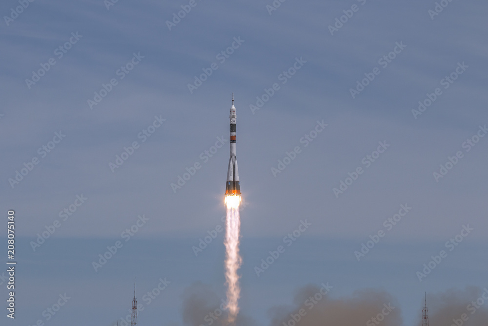 Carrier Rocket Takes Off