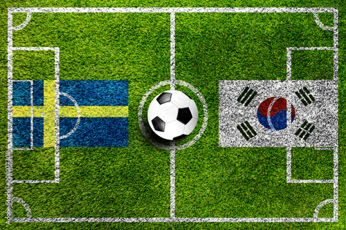 Schweden gegen S  dkorea Fu  ball Weltmeisterschaft 