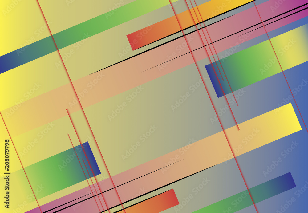 Obraz premium Square shape pattern design